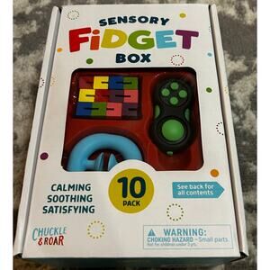 Chuckle and Roar Sensory Fidget Box-10 Pack Tactile & Sensory Engagement (NWT)